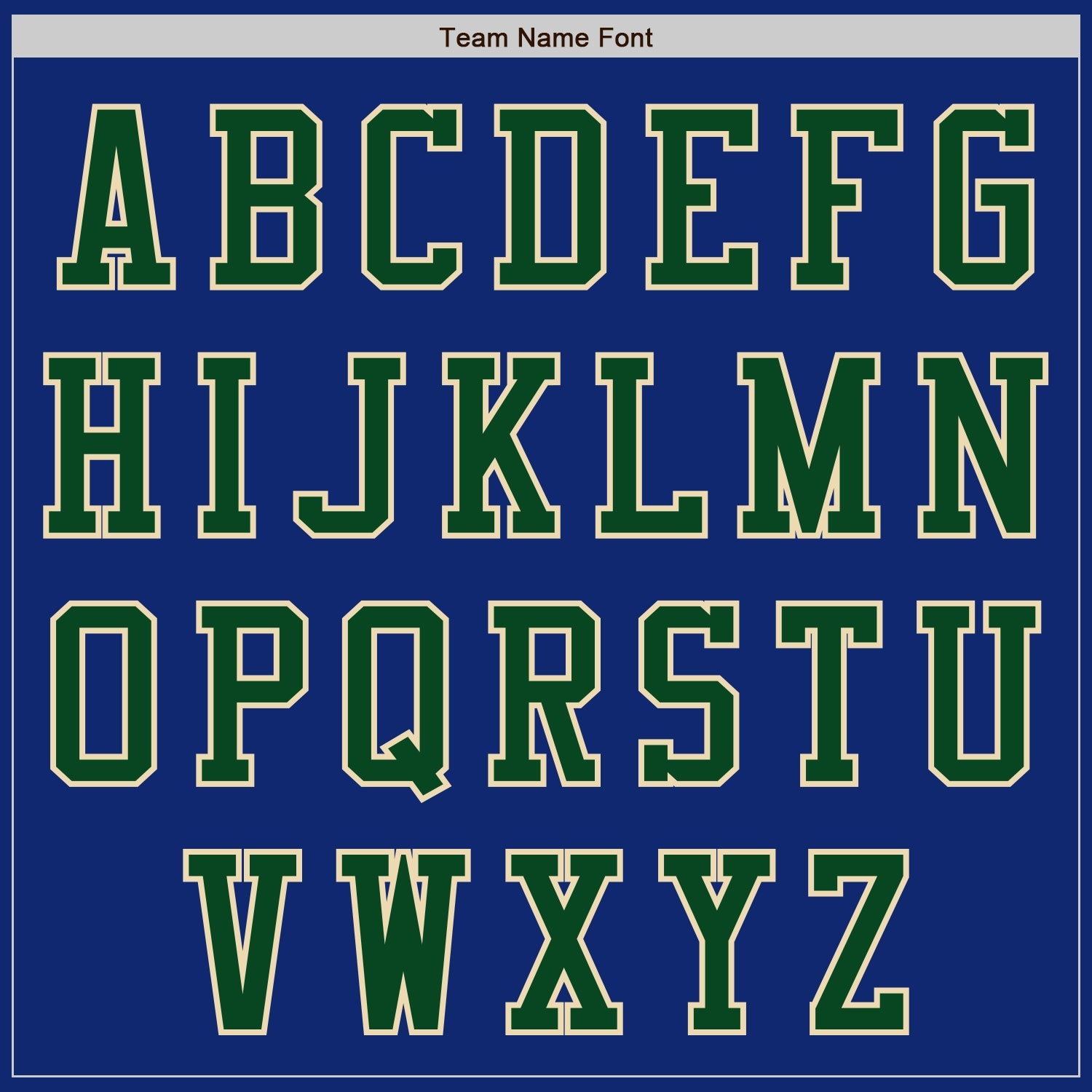 Custom Royal Green-Cream Bomber Varsity Letterman Zipper Jacket