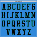 Custom Powder Blue Black-Teal Bomber Varsity Letterman Zipper Jacket