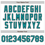 Custom White Teal-Black Bomber Varsity Letterman Zipper Jacket