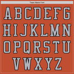 Custom Texas Orange Black-Gray Bomber Varsity Letterman Two Tone Zipper Jacket