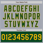 Custom Gray Gold-Green Bomber Varsity Letterman Two Tone Zipper Jacket