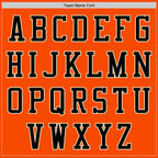 Custom Orange Black-Cream Bomber Varsity Letterman Zipper Jacket
