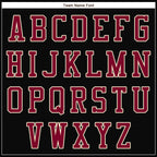 Custom Black Maroon-Cream Bomber Full-Snap Varsity Letterman Two Tone Jacket