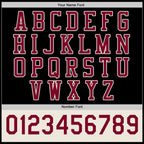 Custom Black Maroon-Cream Bomber Full-Snap Varsity Letterman Two Tone Jacket