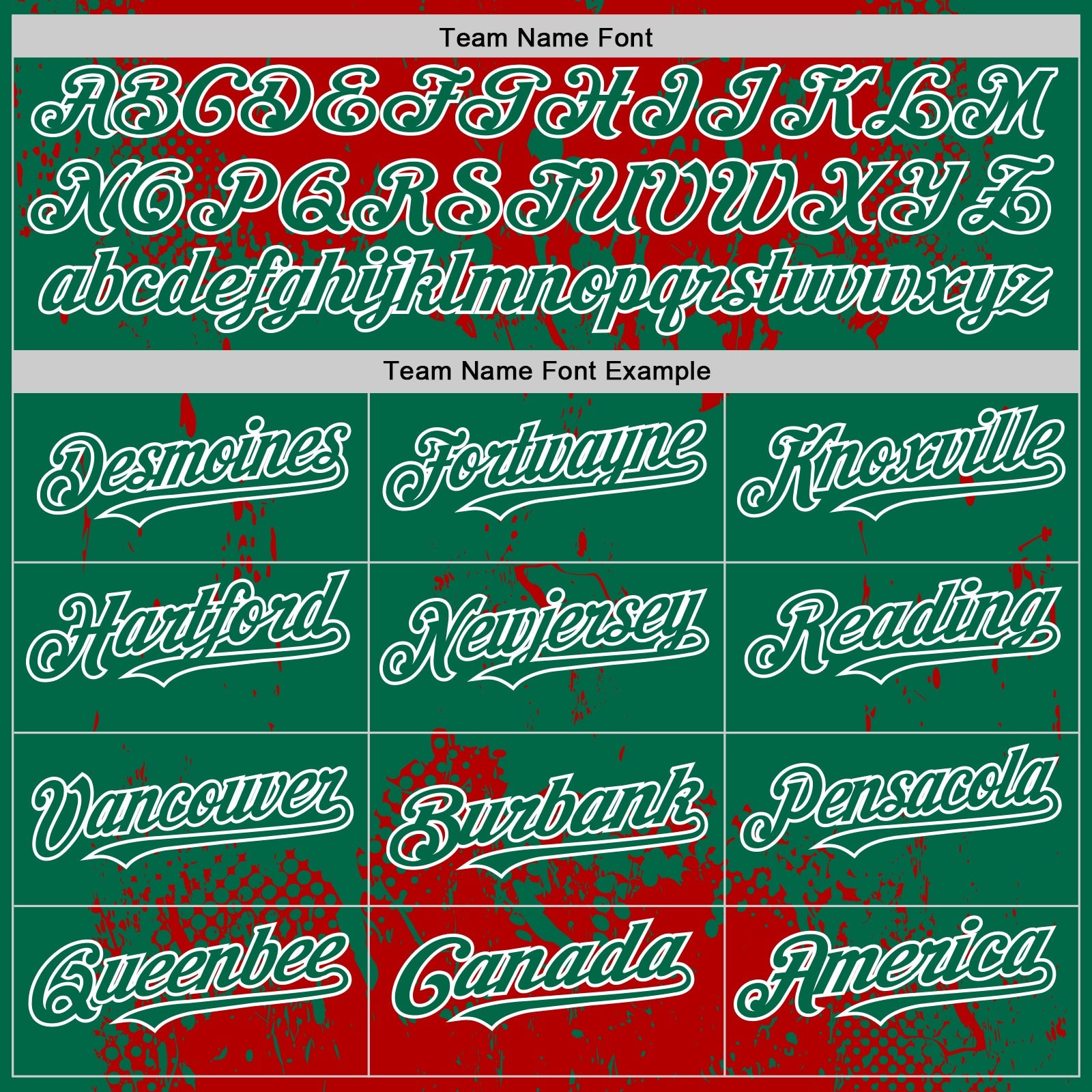 Custom Red Kelly Green-White Splash Art 3D Pattern Design Bomber Full-Snap Varsity Letterman Hoodie Jacket