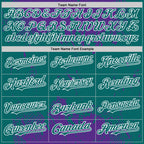 Custom Purple Teal-White Splash Art 3D Pattern Design Bomber Full-Snap Varsity Letterman Hoodie Jacket