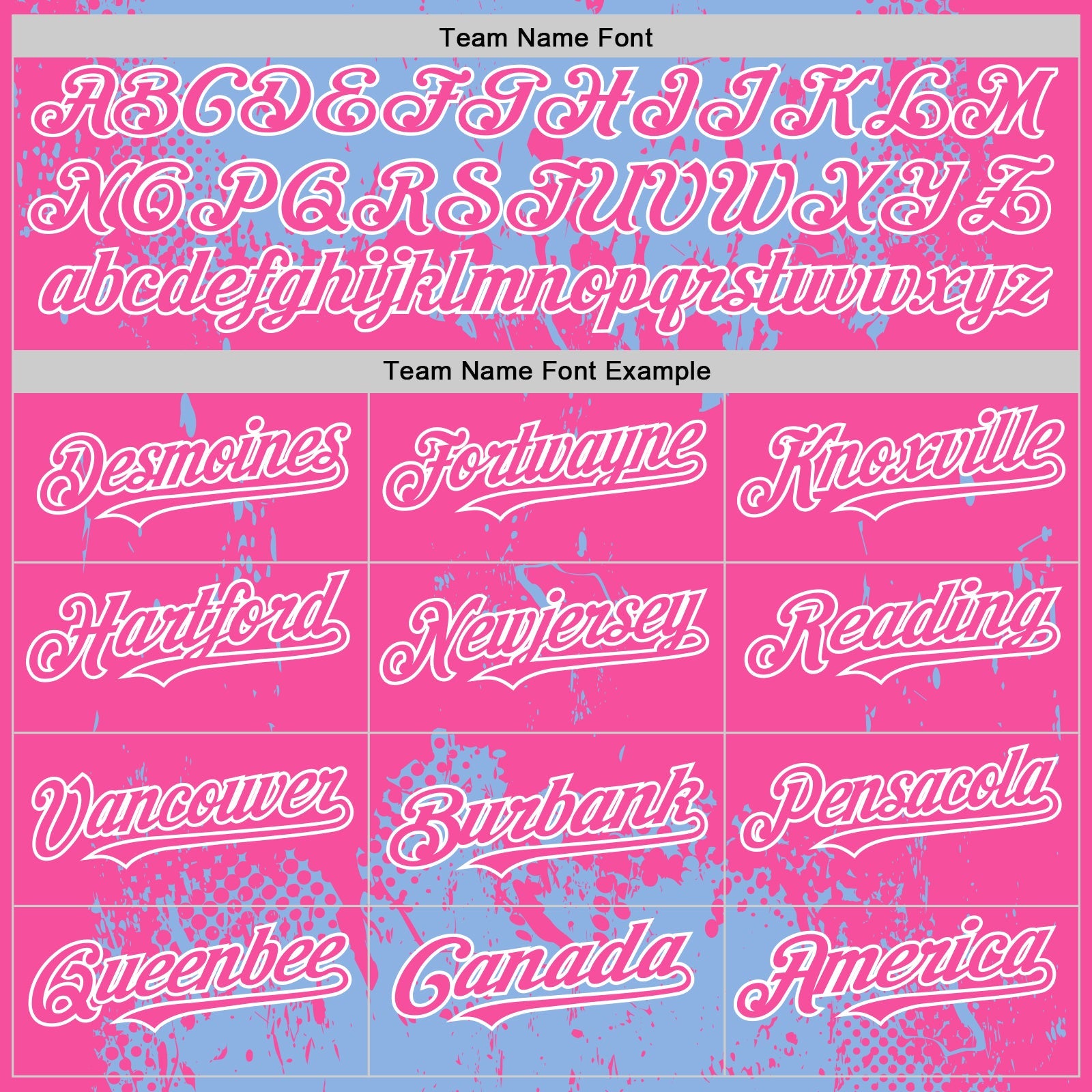 Custom Light Blue Pink-White Splash Art 3D Pattern Design Bomber Full-Snap Varsity Letterman Hoodie Jacket