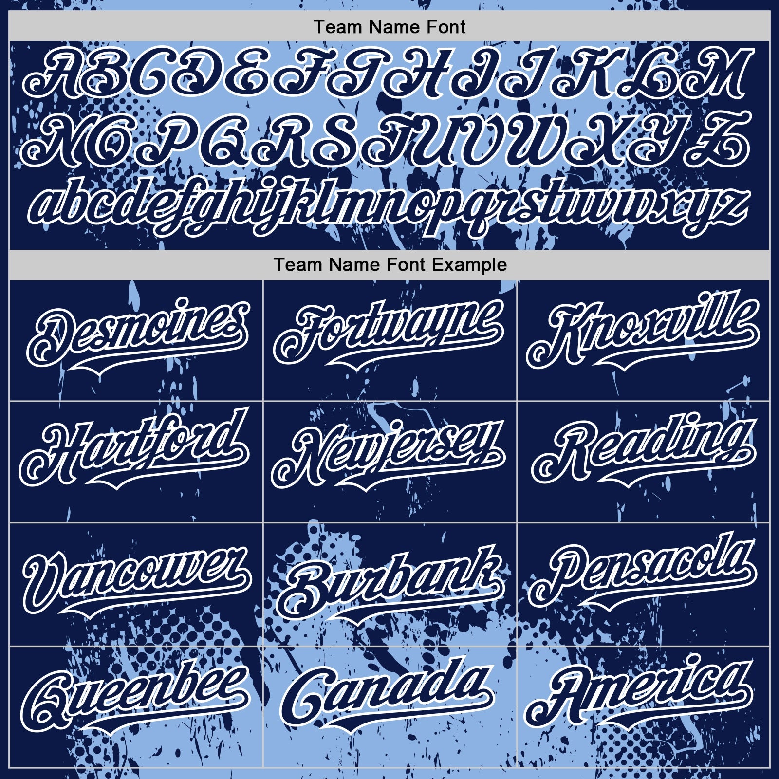 Custom Light Blue Navy-White Splash Art 3D Pattern Design Bomber Full-Snap Varsity Letterman Hoodie Jacket