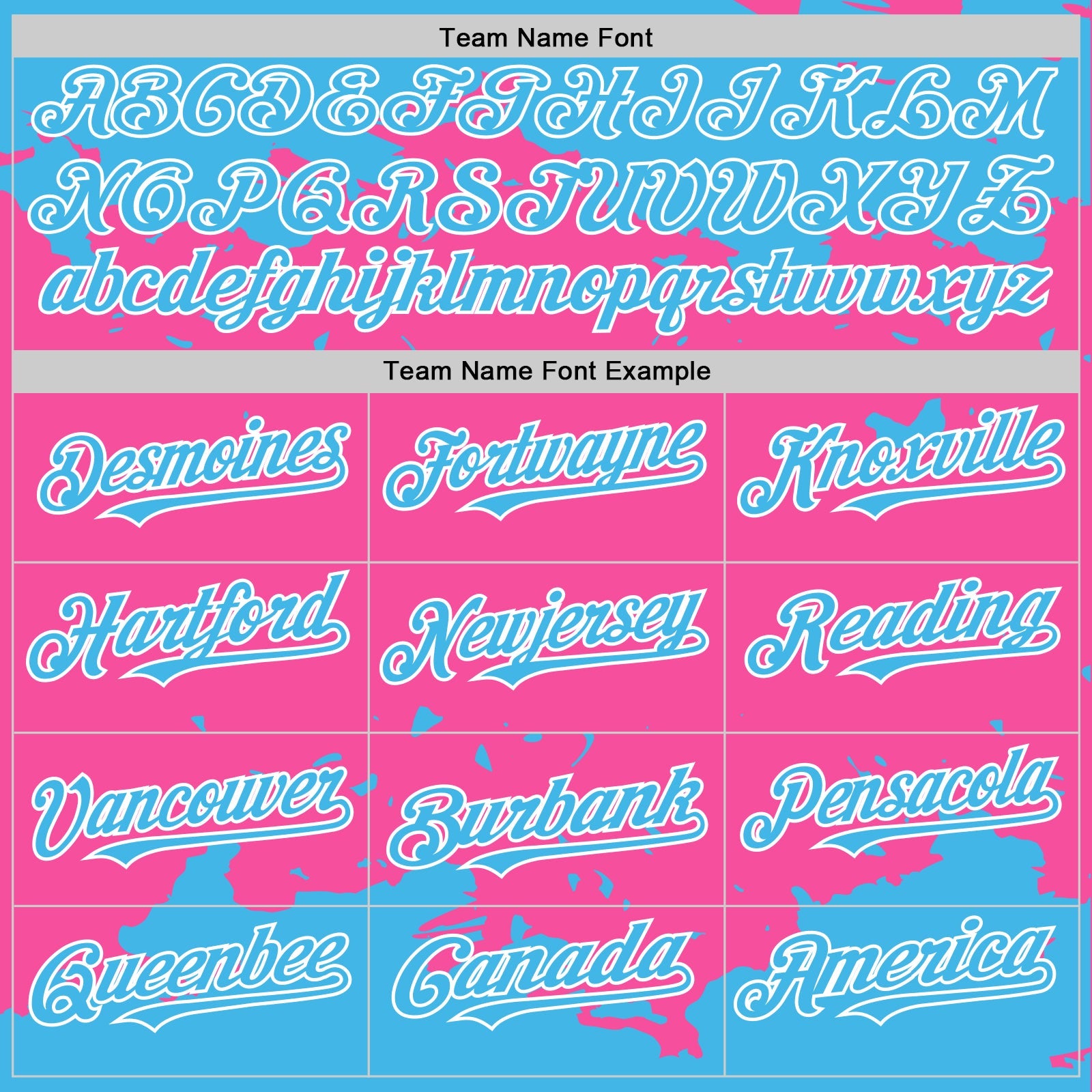 Custom Pink Sky Blue-White Splash Art 3D Pattern Design Bomber Full-Snap Varsity Letterman Hoodie Jacket