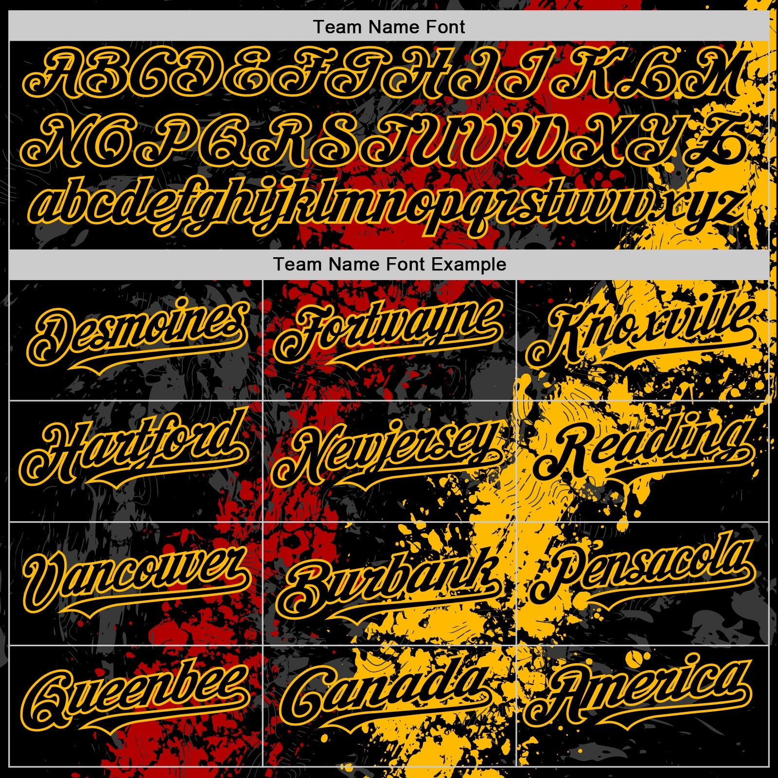 Custom Black Red-Gold Splash Art 3D Pattern Design Bomber Full-Snap Varsity Letterman Hoodie Jacket