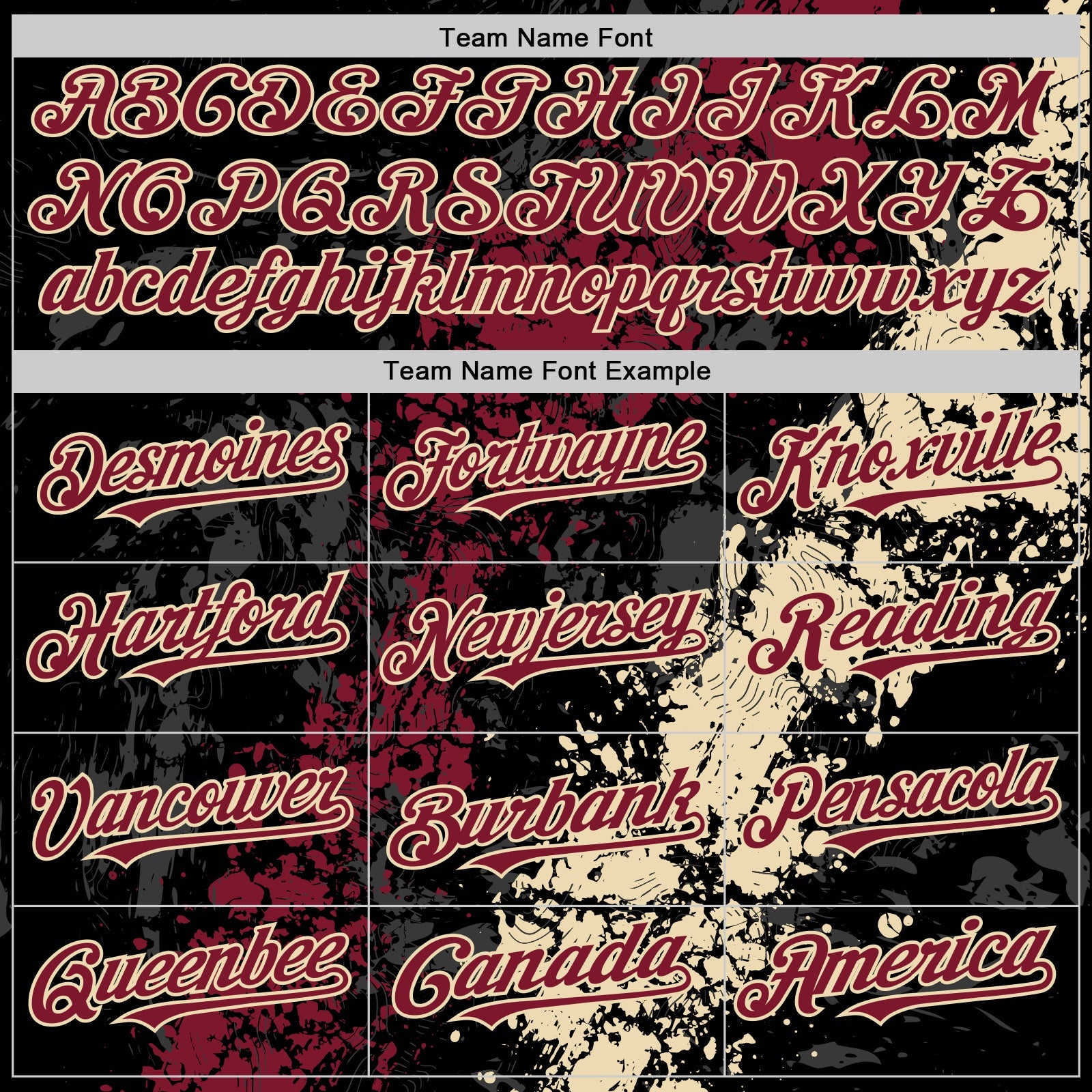 Custom Black Crimson-Cream Splash Art 3D Pattern Design Bomber Full-Snap Varsity Letterman Hoodie Jacket