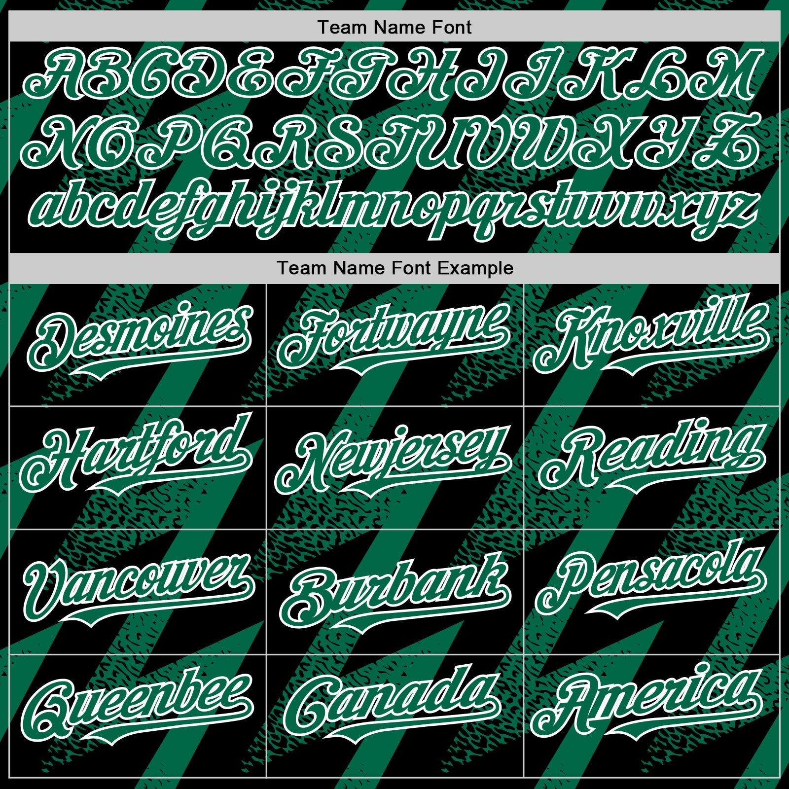Custom Black Kelly Green-White Zigzag Shape 3D Pattern Design Bomber Full-Snap Varsity Letterman Hoodie Jacket