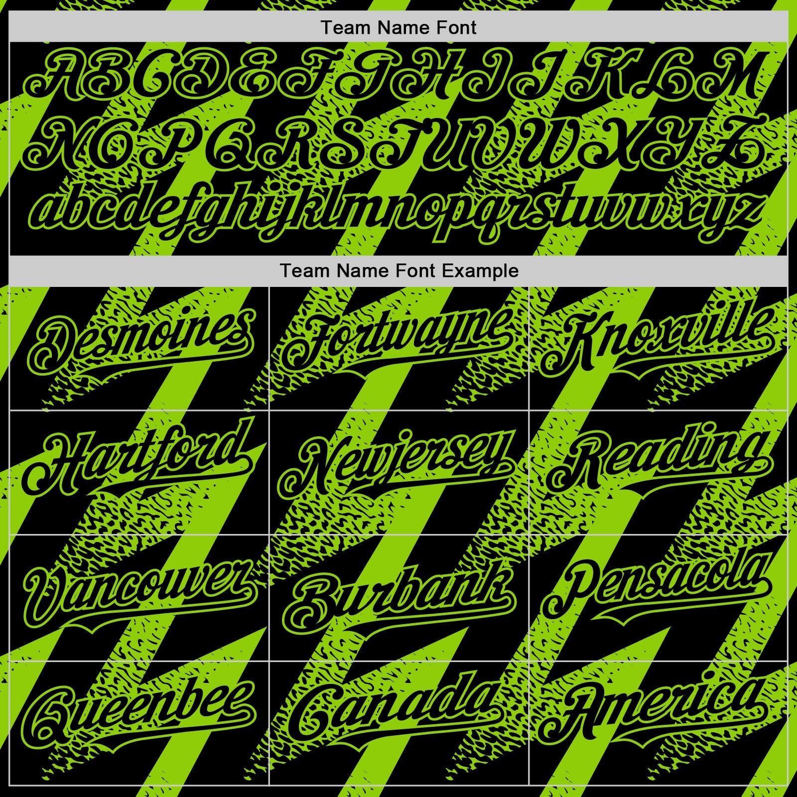 Custom Black Neon Green Zigzag Shape 3D Pattern Design Bomber Full-Snap Varsity Letterman Hoodie Jacket
