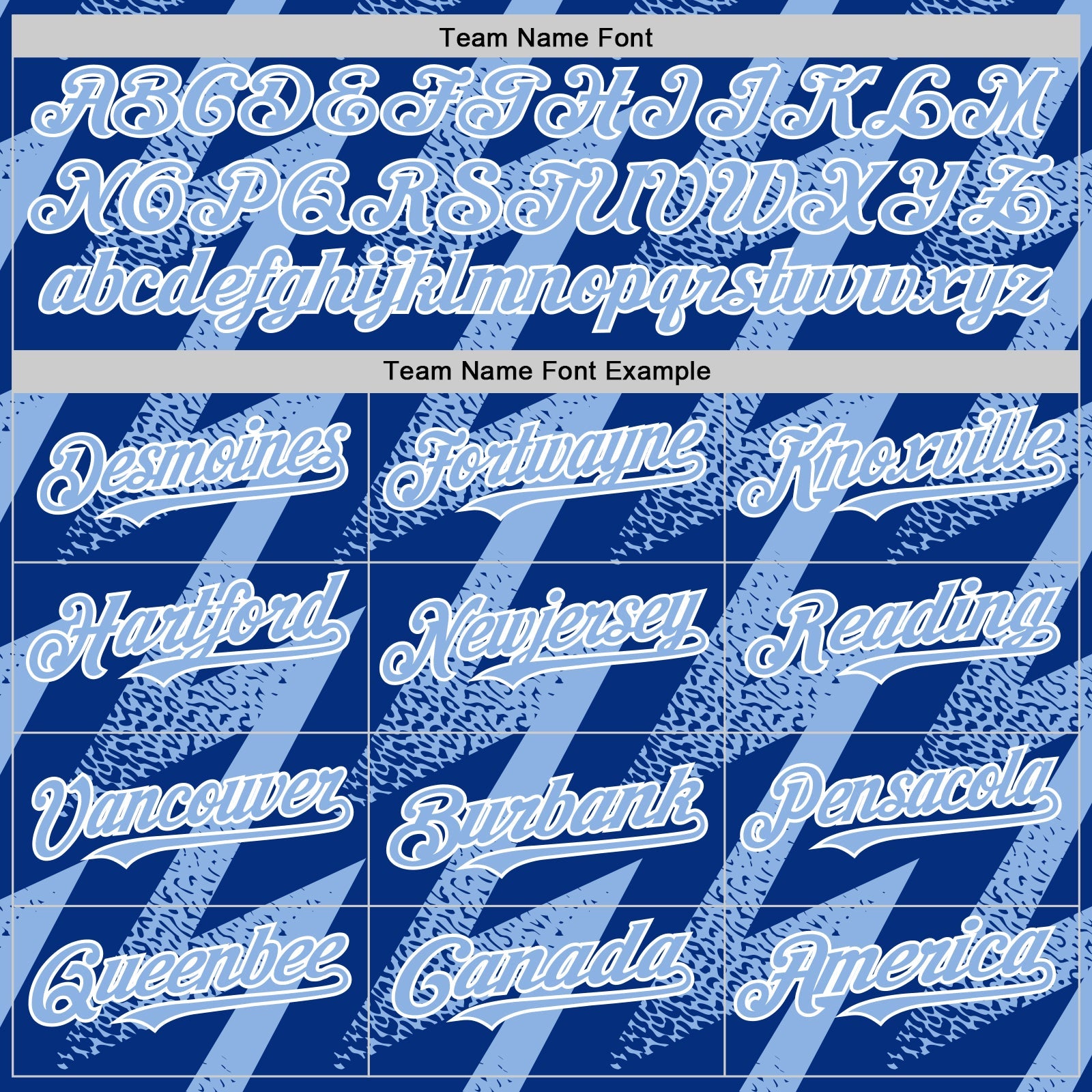 Custom Royal Light Blue-White Zigzag Shape 3D Pattern Design Bomber Full-Snap Varsity Letterman Hoodie Jacket