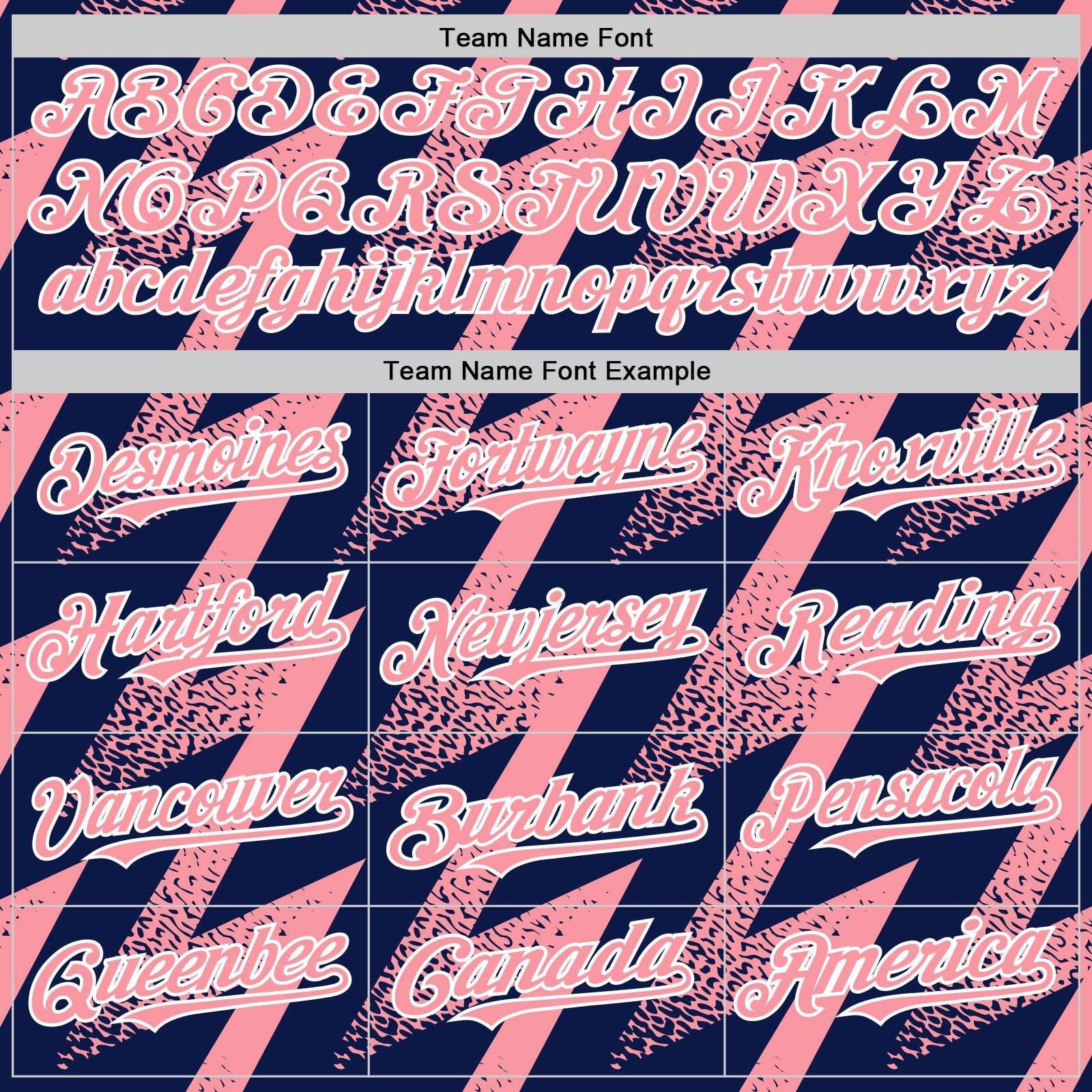 Custom Navy Medium Pink-White Zigzag Shape 3D Pattern Design Bomber Full-Snap Varsity Letterman Hoodie Jacket