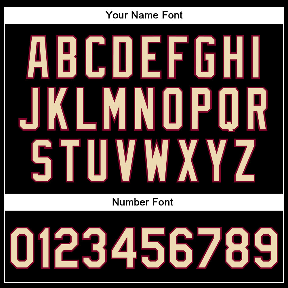 Custom Black Cream-Maroon Bomber Full-Snap Varsity Faux Leather Letterman Jacket