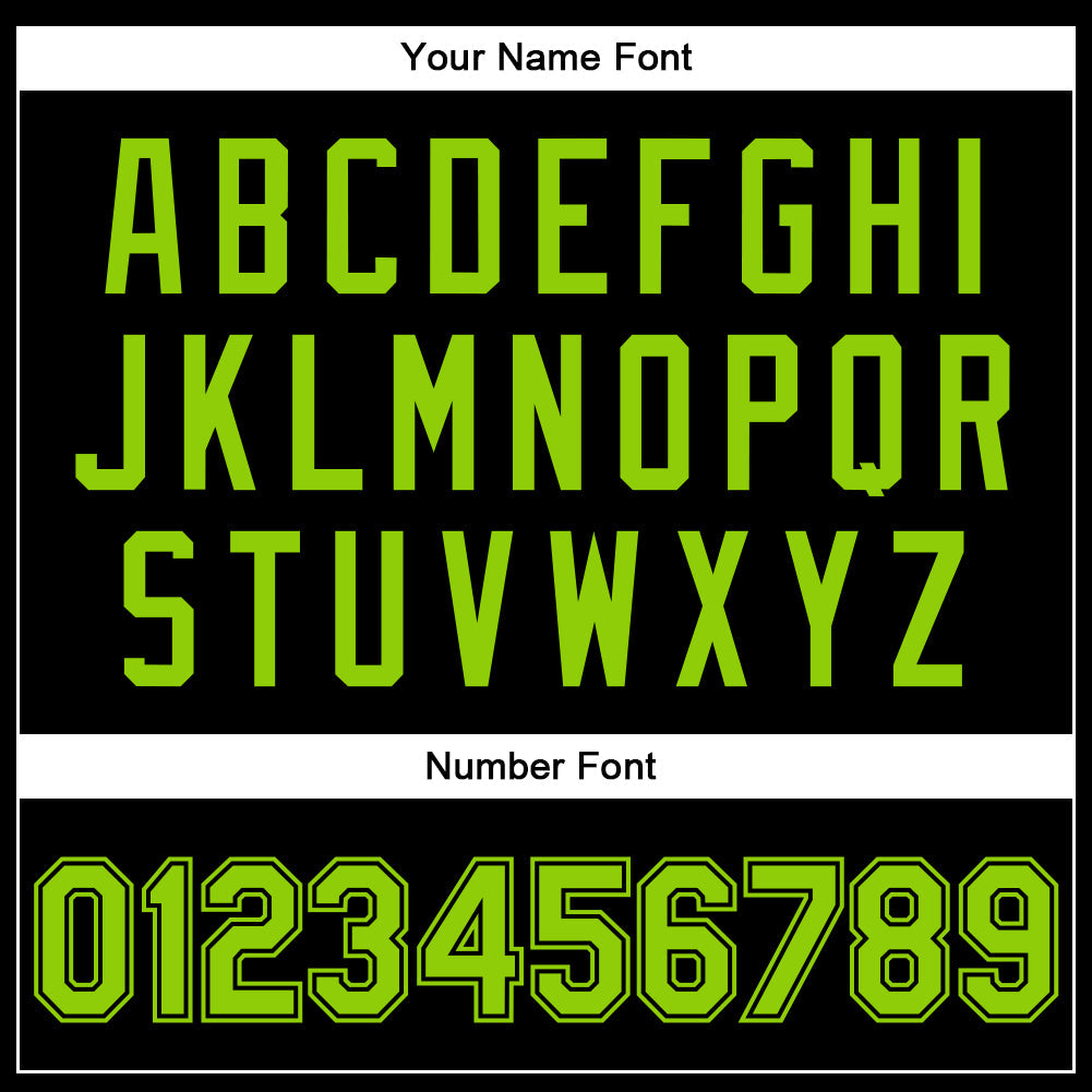 Custom Black Neon Green-Black Bomber Full-Snap Varsity Faux Leather Letterman Jacket