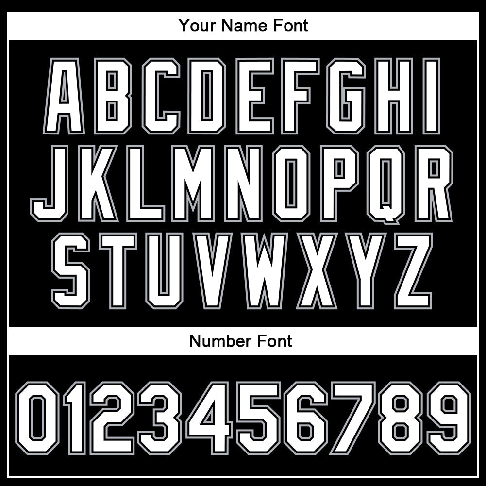 Custom Black White-Gray Bomber Full-Snap Varsity Faux Leather Letterman Jacket