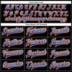 Custom Black Royal-Orange Bomber Full-Snap Varsity Faux Leather Letterman Jacket