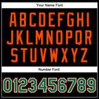 Custom Black Kelly Green-Orange Bomber Full-Snap Varsity Faux Leather Letterman Jacket