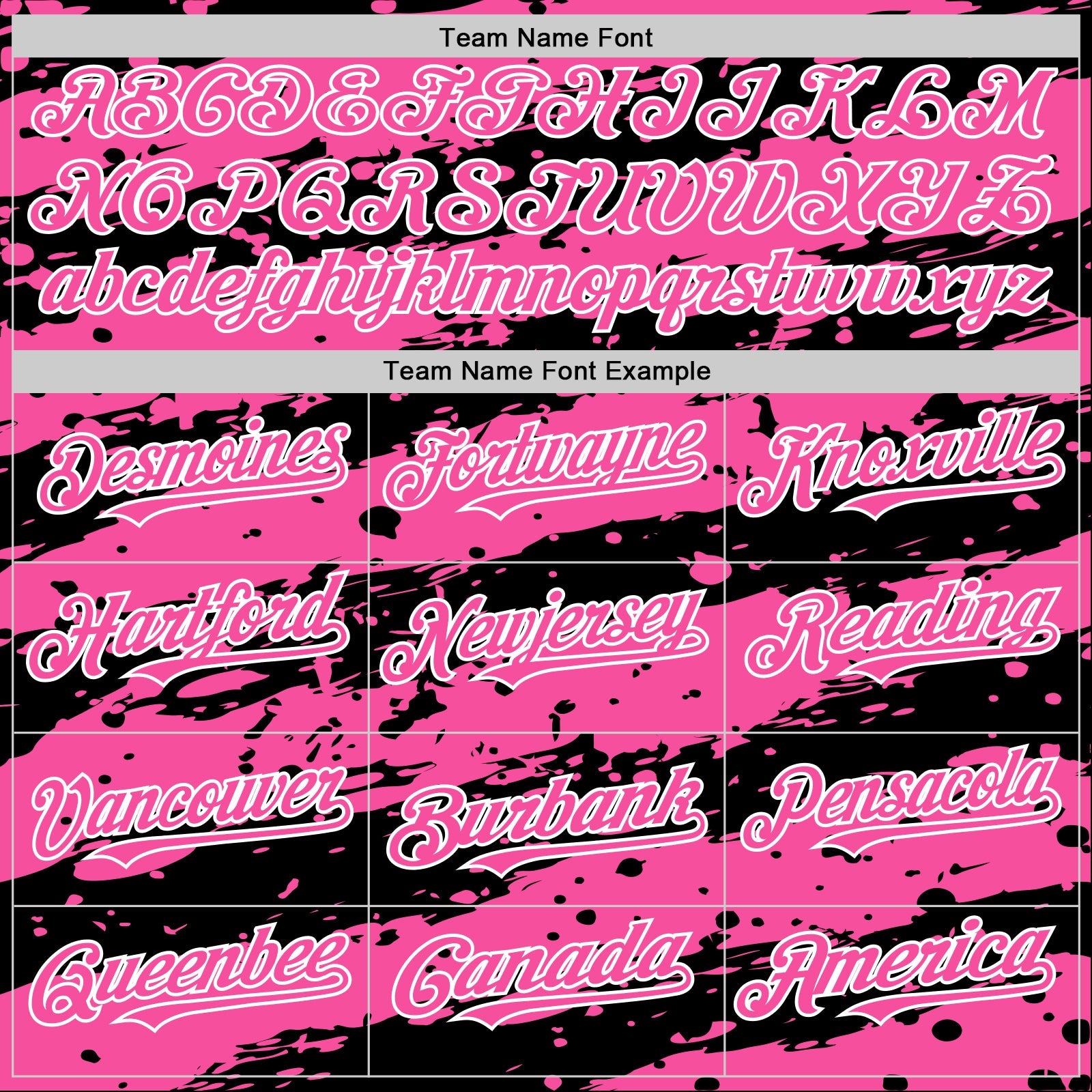 Custom Black Pink-White Splash 3D Pattern Design Bomber Full-Snap Varsity Letterman Hoodie Jacket