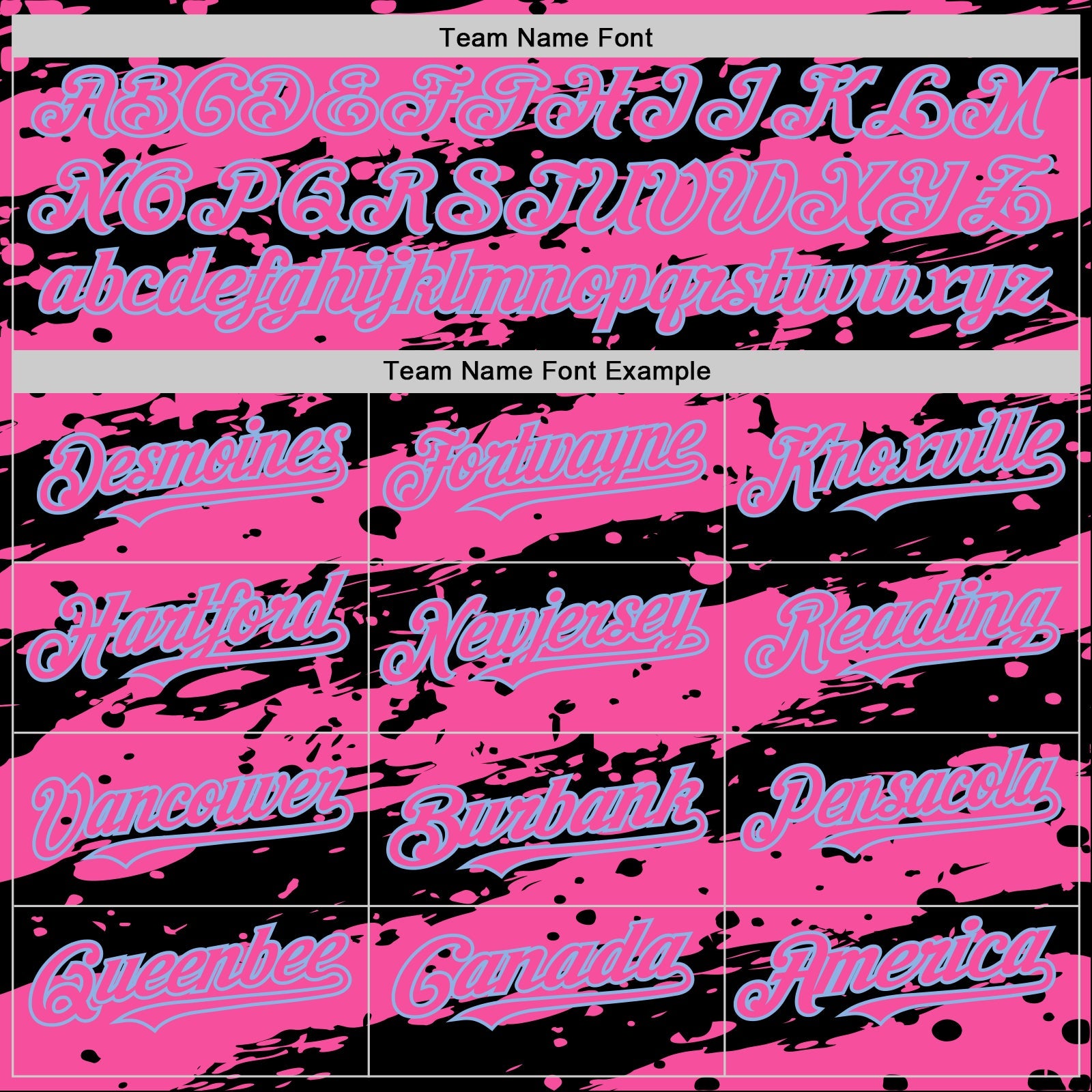 Custom Black Pink-Light Blue Splash 3D Pattern Design Bomber Full-Snap Varsity Letterman Hoodie Jacket