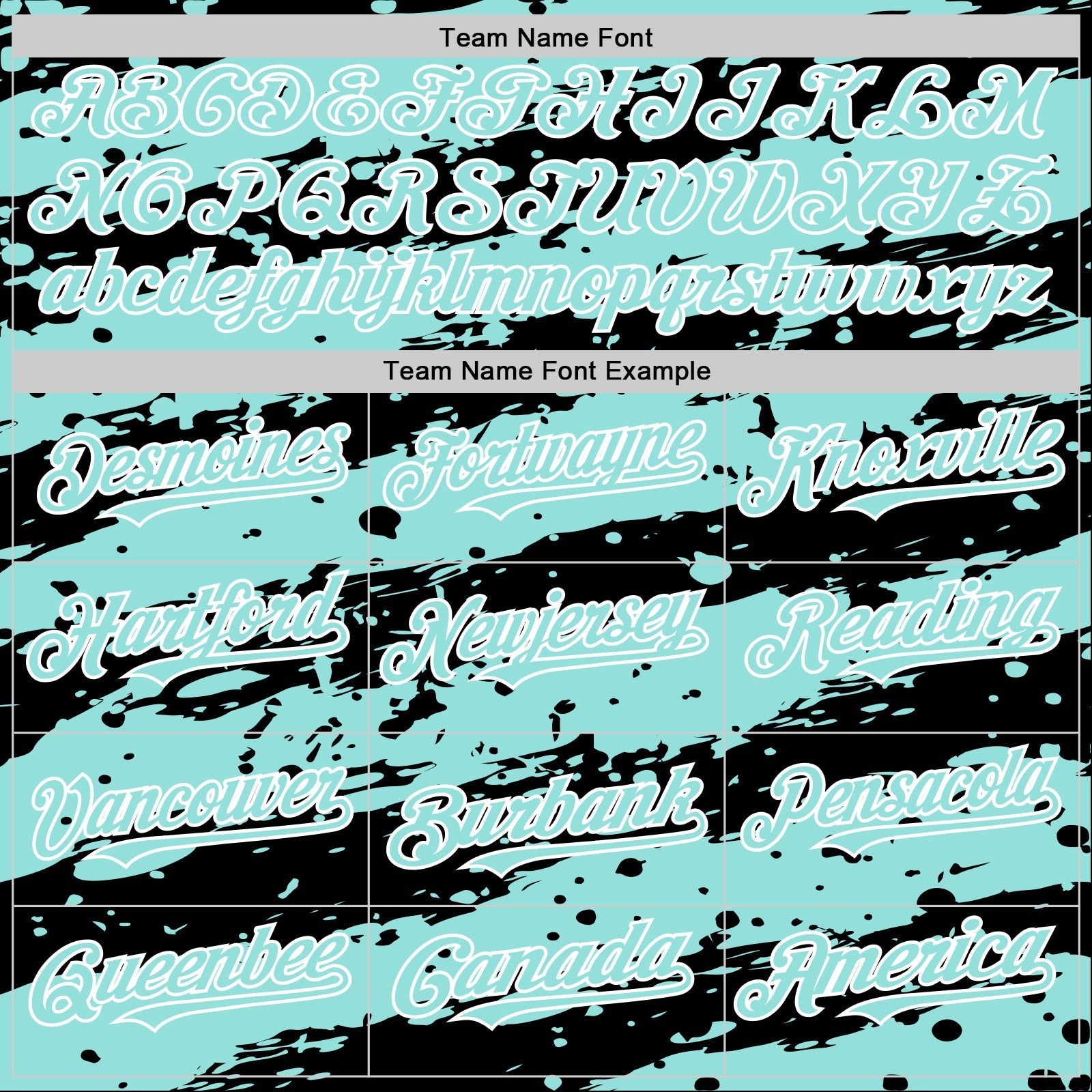 Custom Black Ice Blue-White Splash 3D Pattern Design Bomber Full-Snap Varsity Letterman Hoodie Jacket