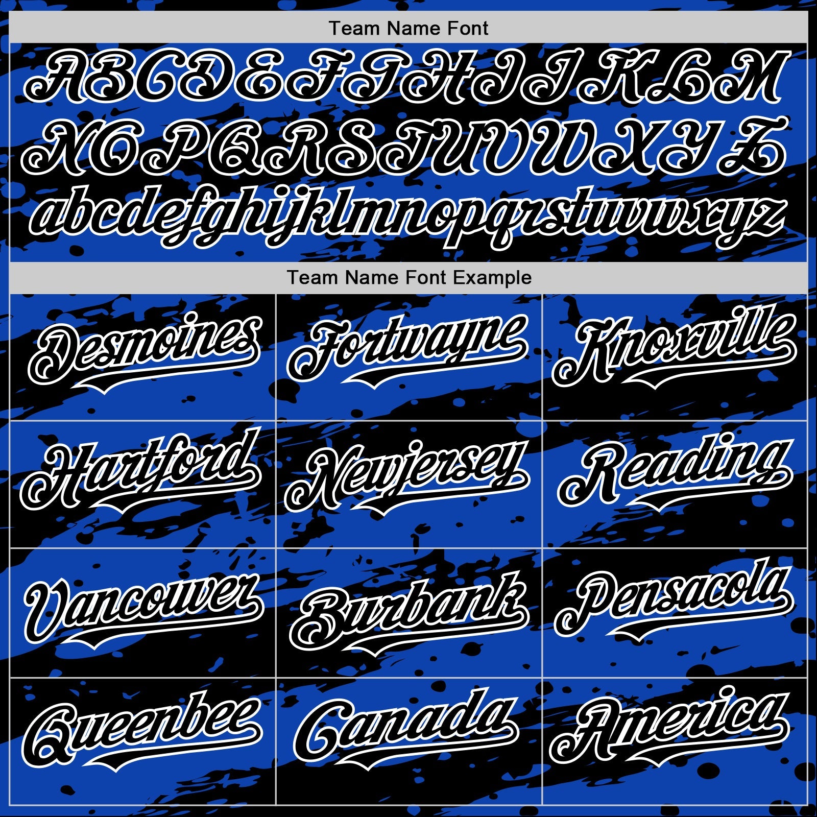 Custom Thunder Blue Black-White Splash 3D Pattern Design Bomber Full-Snap Varsity Letterman Hoodie Jacket