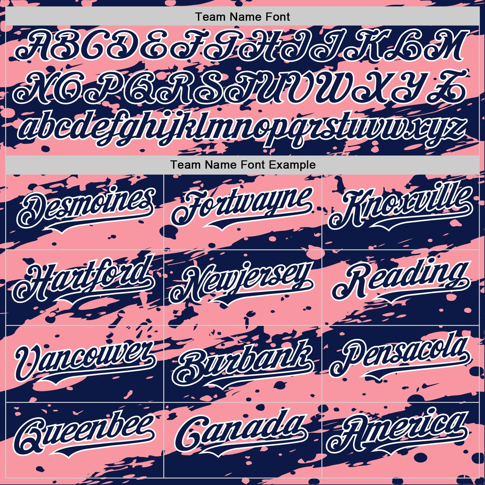 Custom Medium Pink Navy-White Splash 3D Pattern Design Bomber Full-Snap Varsity Letterman Hoodie Jacket