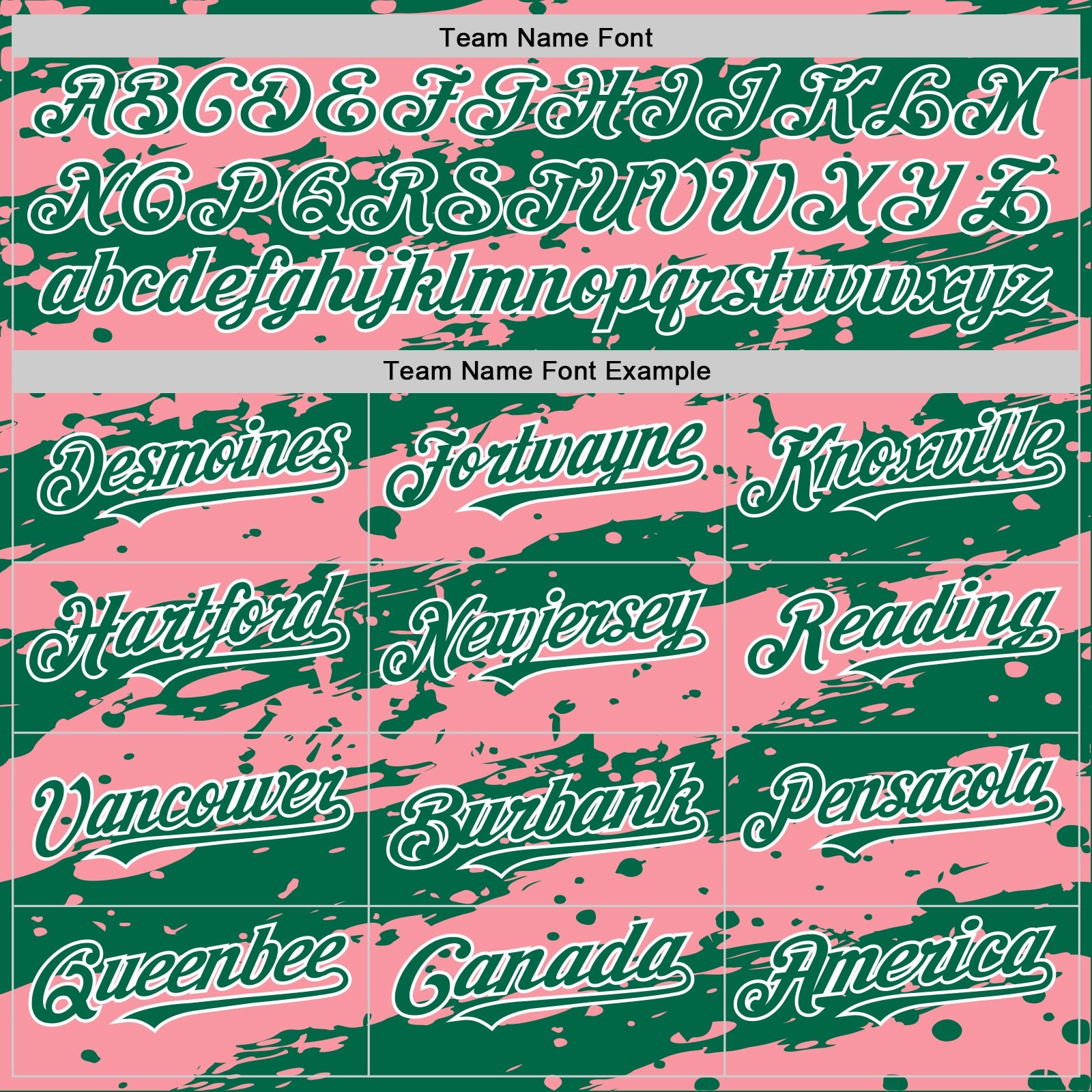 Custom Medium Pink Kelly Green-White Splash 3D Pattern Design Bomber Full-Snap Varsity Letterman Hoodie Jacket