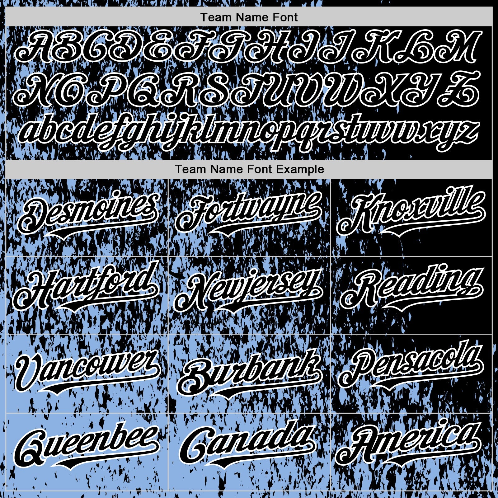 Custom Light Blue Black-White Abstract Fragment Art 3D Pattern Design Bomber Full-Snap Varsity Letterman Hoodie Jacket