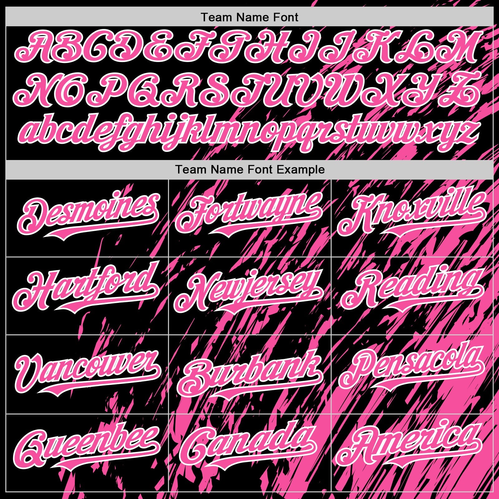 Custom Black Pink-White 3D Pattern Design Bomber Full-Snap Varsity Letterman Hoodie Jacket