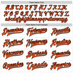 Custom White Orange-Black Bomber Full-Snap Varsity Faux Leather Letterman Jacket