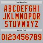 Custom Gray Red-Gold Bomber Full-Snap Varsity Faux Leather Letterman Jacket