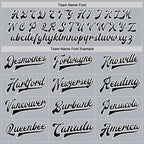 Custom Gray Black-White Bomber Full-Snap Varsity Faux Leather Letterman Jacket