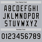 Custom Gray Black-White Bomber Full-Snap Varsity Faux Leather Letterman Jacket