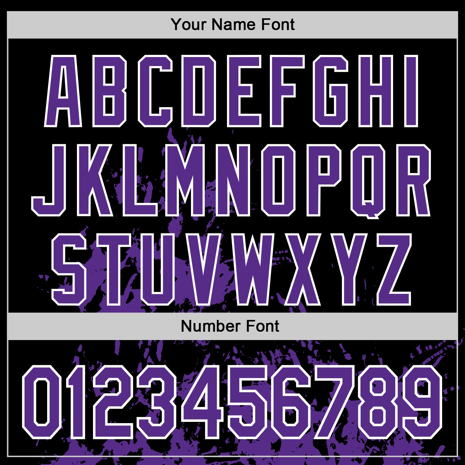 Custom Black Purple-White Splash Art 3D Pattern Design Bomber Full-Snap Varsity Letterman Hoodie Jacket