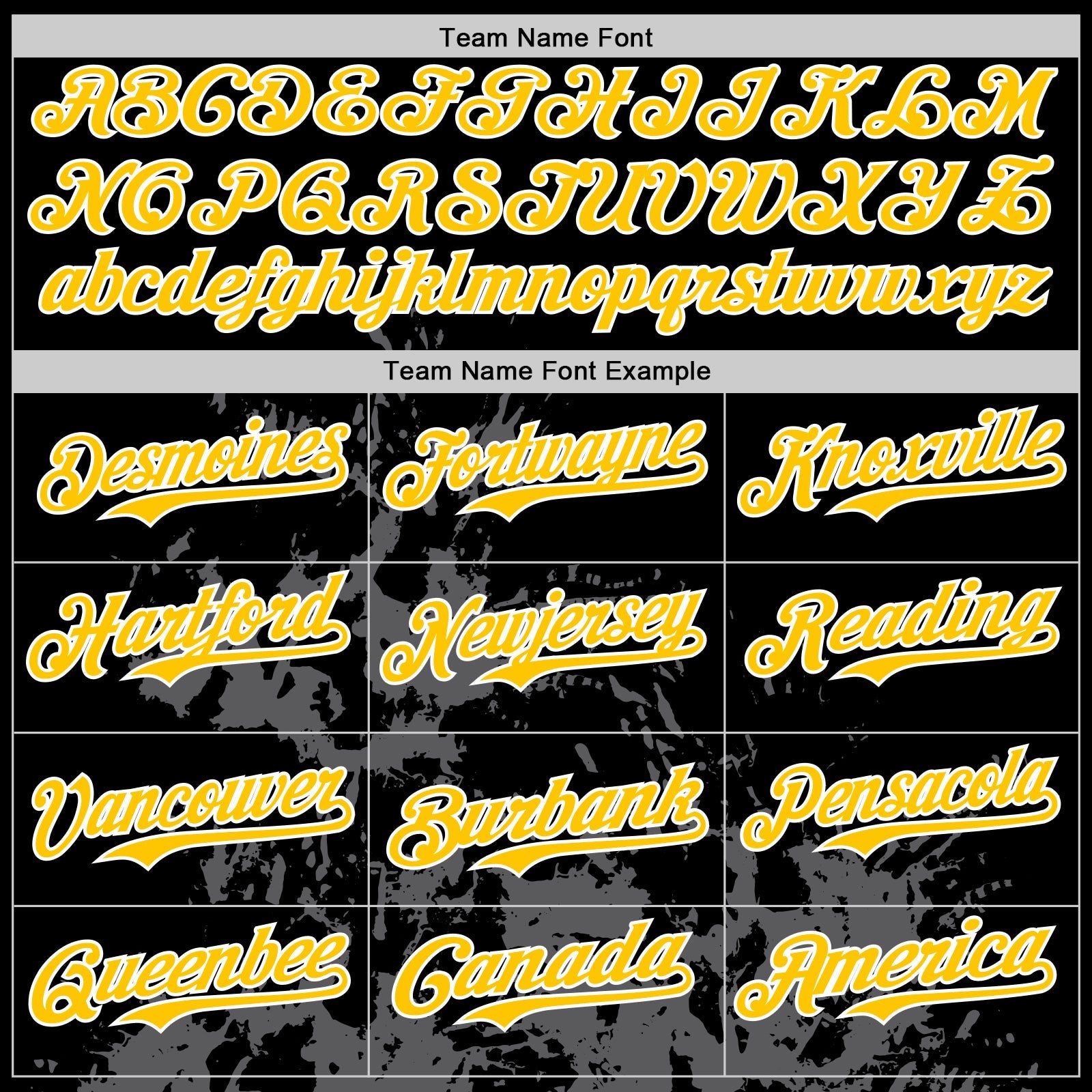 Custom Black Yellow Steel Gray-White Splash Art 3D Pattern Design Bomber Full-Snap Varsity Letterman Hoodie Jacket