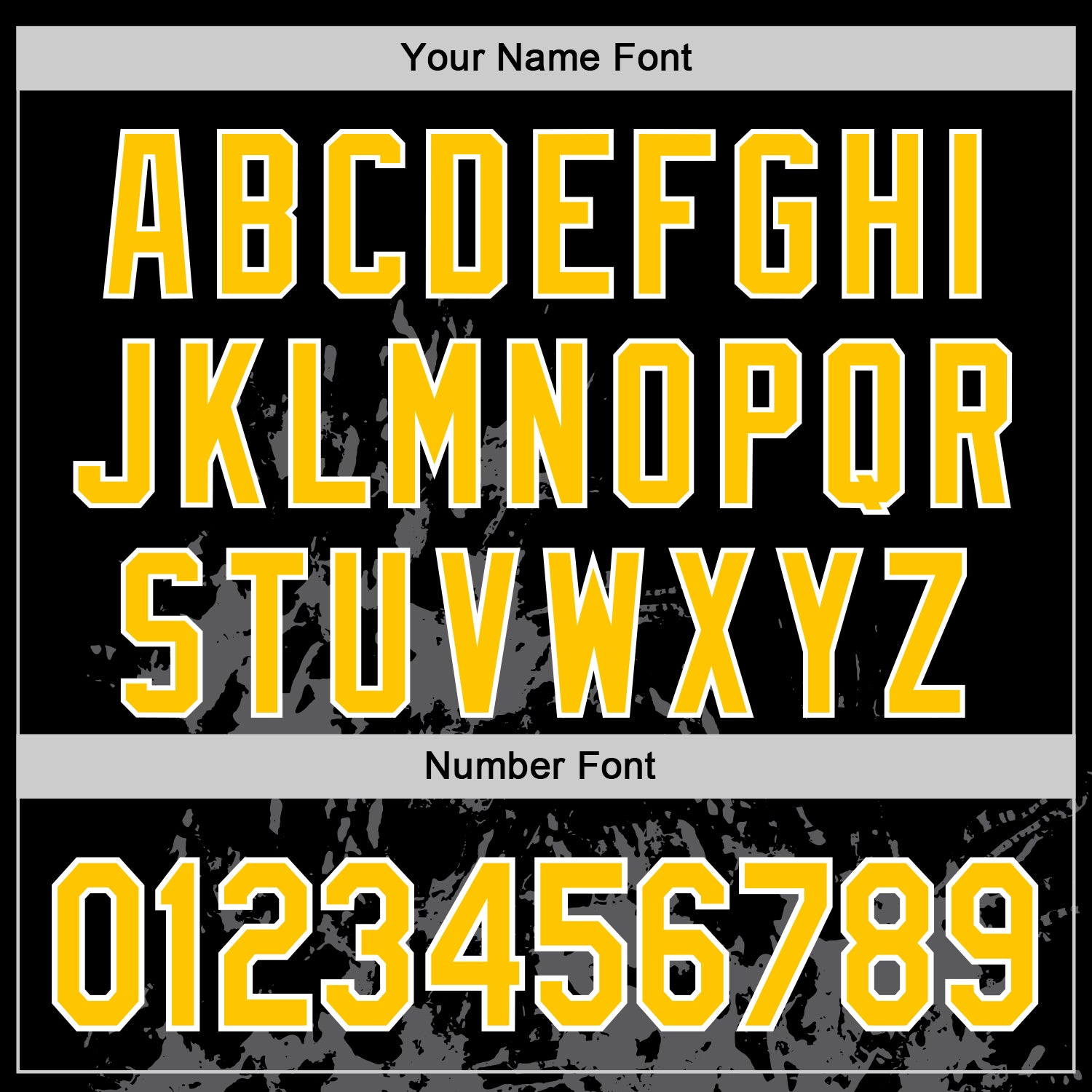 Custom Black Yellow Steel Gray-White Splash Art 3D Pattern Design Bomber Full-Snap Varsity Letterman Hoodie Jacket