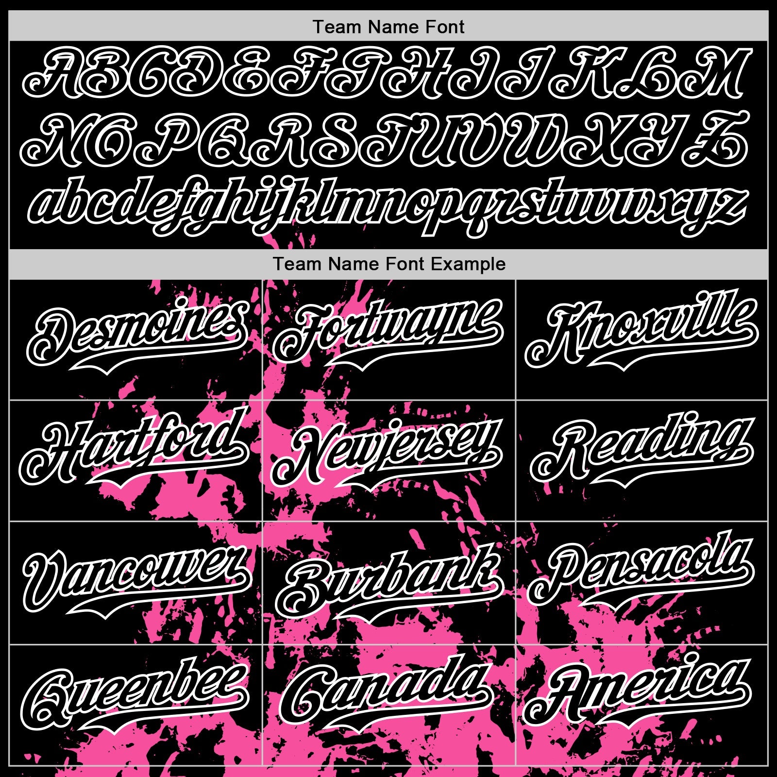 Custom Black Pink-White Splash Art 3D Pattern Design Bomber Full-Snap Varsity Letterman Hoodie Jacket