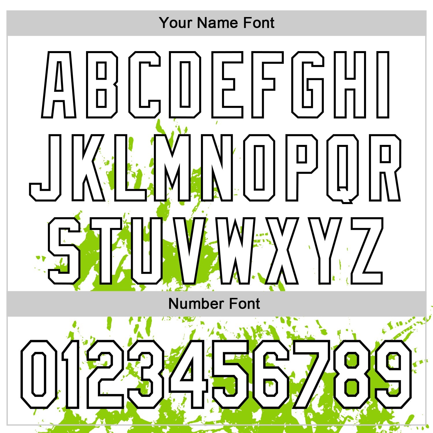 Custom White Neon Green-Black Splash Art 3D Pattern Design Bomber Full-Snap Varsity Letterman Hoodie Jacket