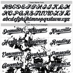 Custom White Black-Gray Splash Art 3D Pattern Design Bomber Full-Snap Varsity Letterman Hoodie Jacket