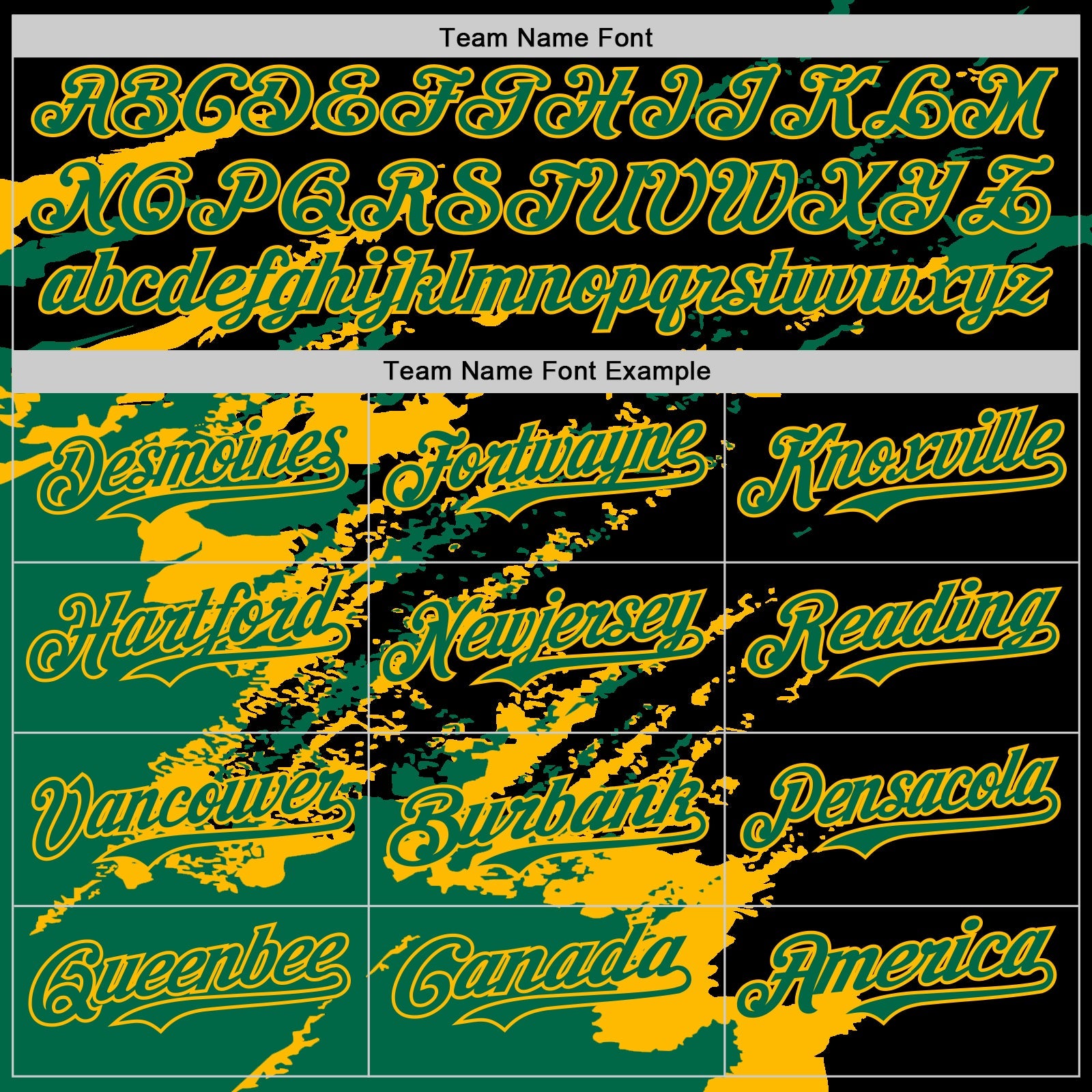 Custom Black Kelly Green-Gold Splash Art 3D Pattern Design Bomber Full-Snap Varsity Letterman Hoodie Jacket