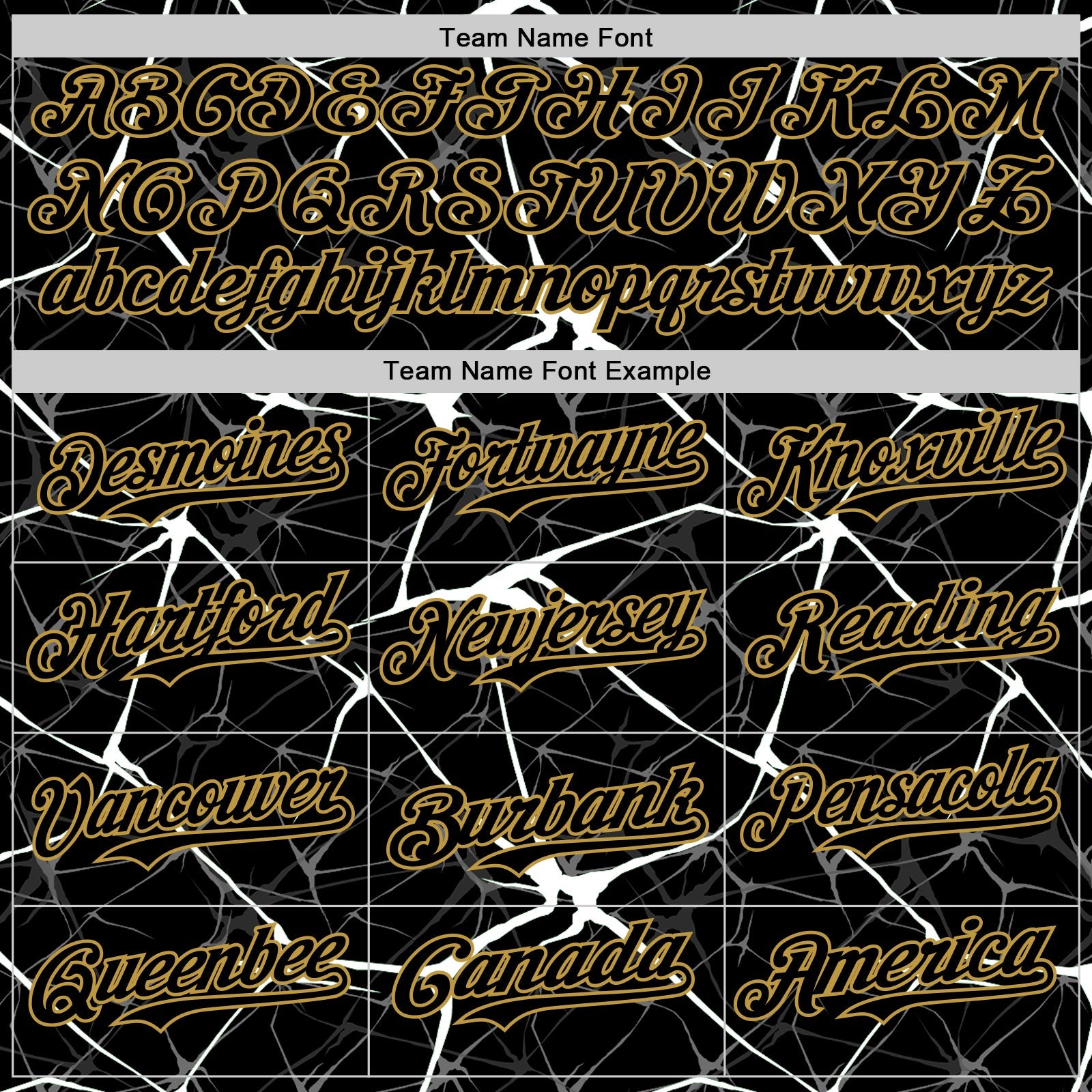 Custom Black White-Old Gold Abstract Network 3D Pattern Design Bomber Full-Snap Varsity Letterman Hoodie Jacket