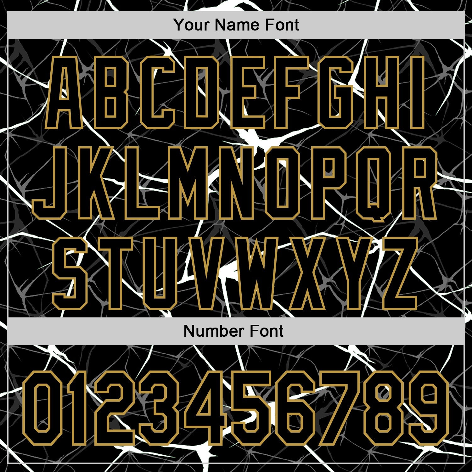 Custom Black White-Old Gold Abstract Network 3D Pattern Design Bomber Full-Snap Varsity Letterman Hoodie Jacket