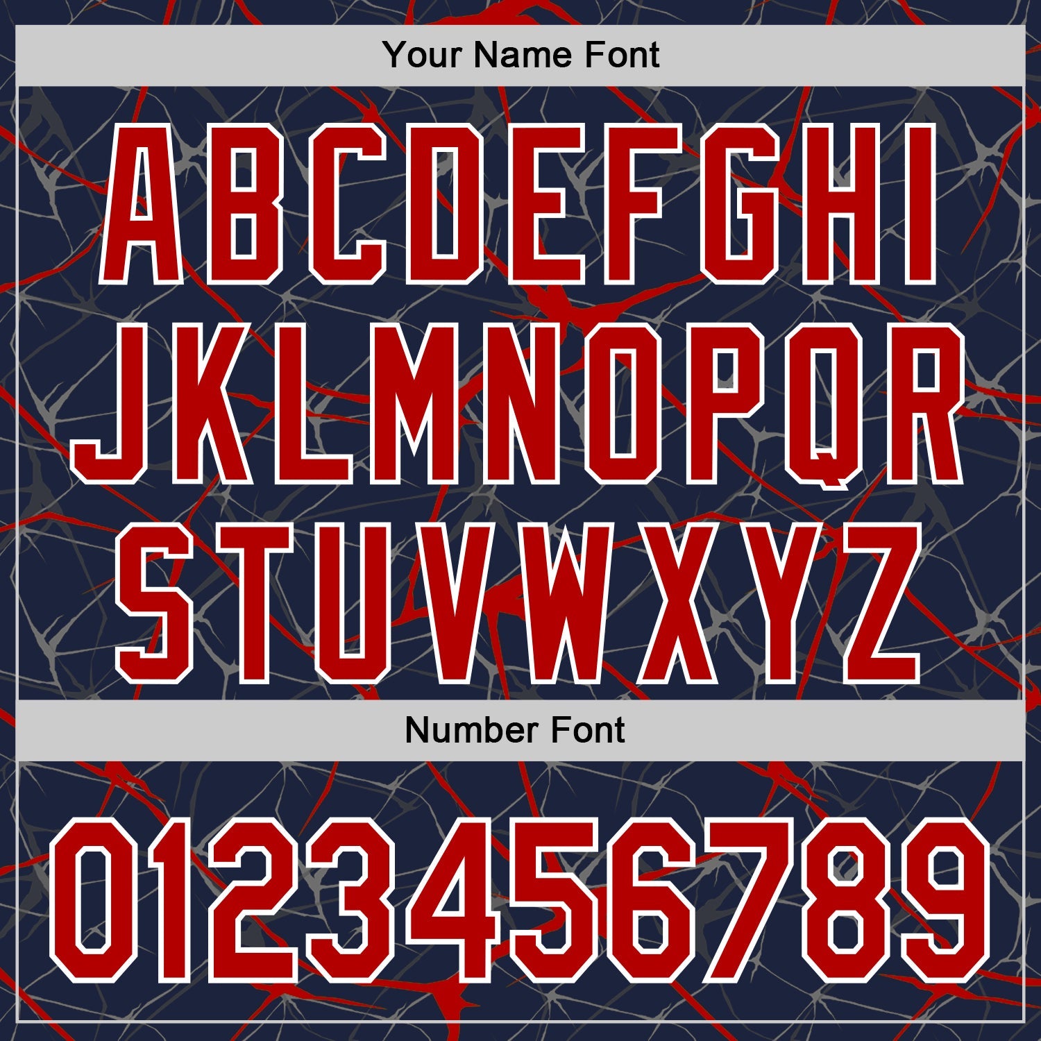 Custom Navy Red-White Abstract Network 3D Pattern Design Bomber Full-Snap Varsity Letterman Hoodie Jacket