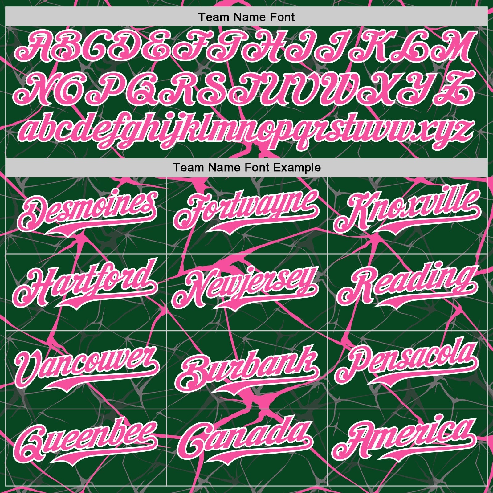 Custom Green Pink-White Abstract Network 3D Pattern Design Bomber Full-Snap Varsity Letterman Hoodie Jacket