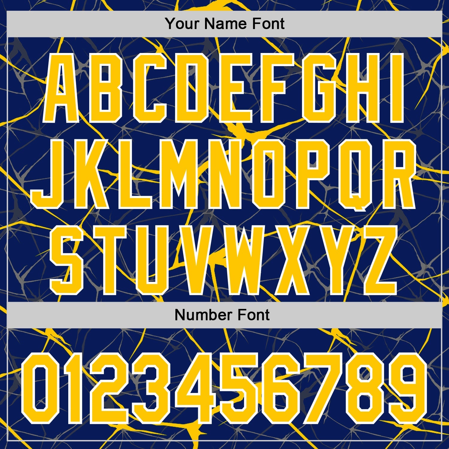 Custom Royal Yellow-White Abstract Network 3D Pattern Design Bomber Full-Snap Varsity Letterman Hoodie Jacket