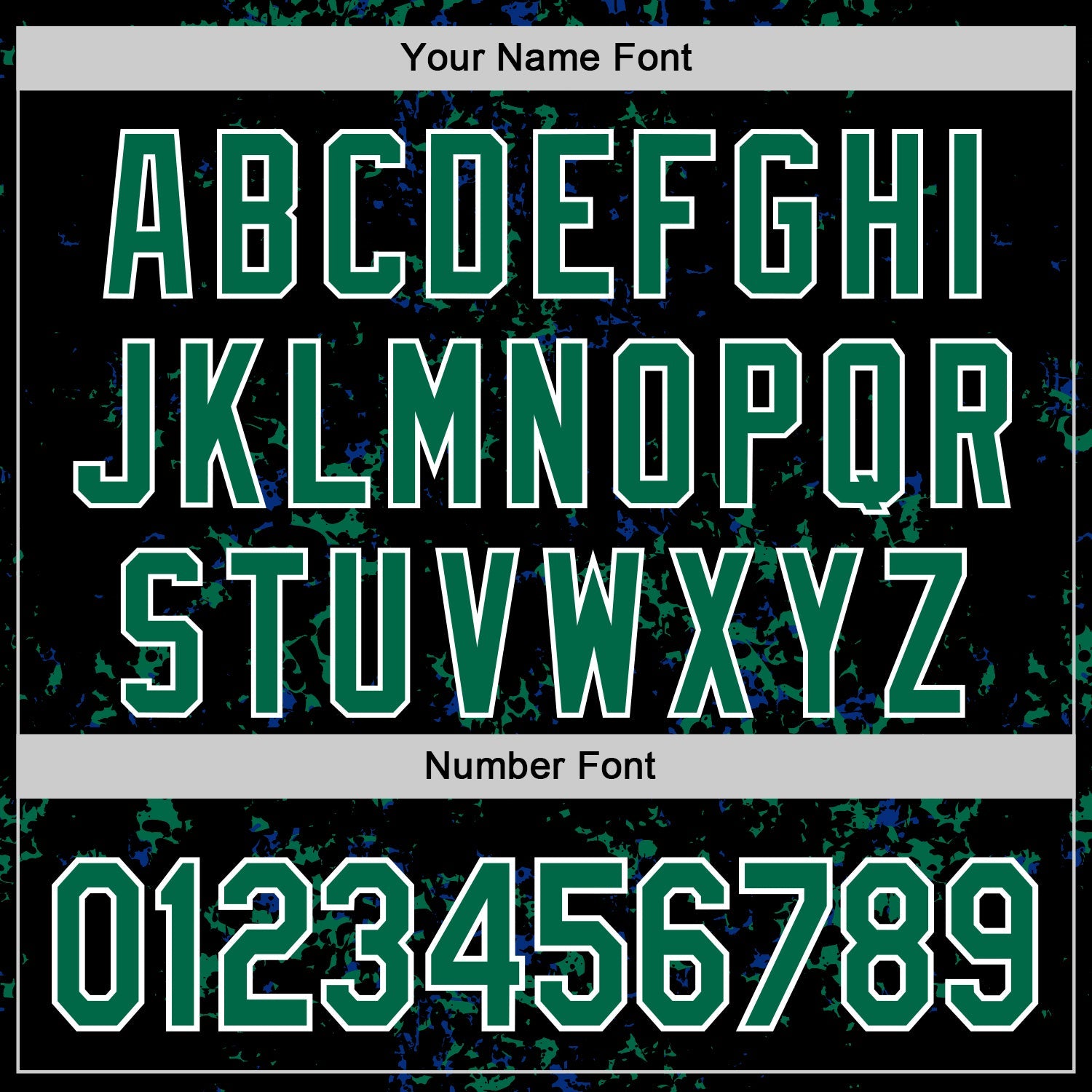 Custom Black Kelly Green Royal-White Fragment 3D Pattern Design Bomber Full-Snap Varsity Letterman Hoodie Jacket