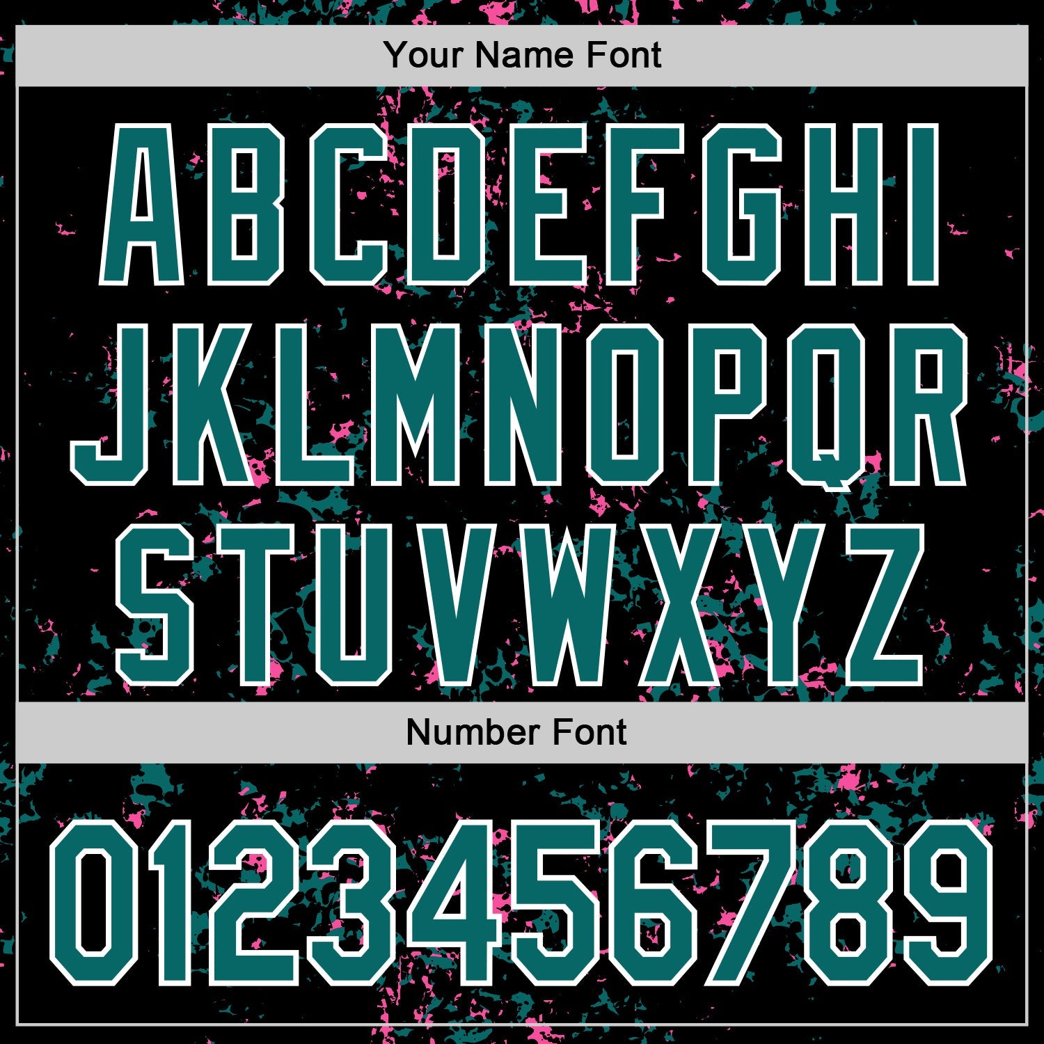 Custom Black Teal Pink-White Fragment 3D Pattern Design Bomber Full-Snap Varsity Letterman Hoodie Jacket